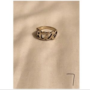 James Avery “love” ring